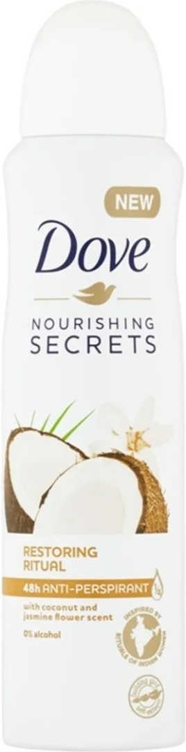 Dove Coconut & Jasmine Flower 48H 150 ml Antyperspirant dla kobiet spray