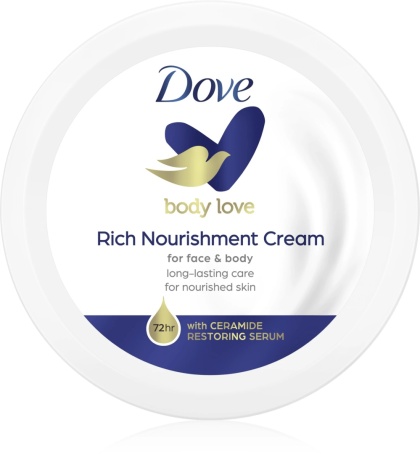 Dove Body Love Rich Nourishment 75 ml Odżywczy krem do twarzy i ciała