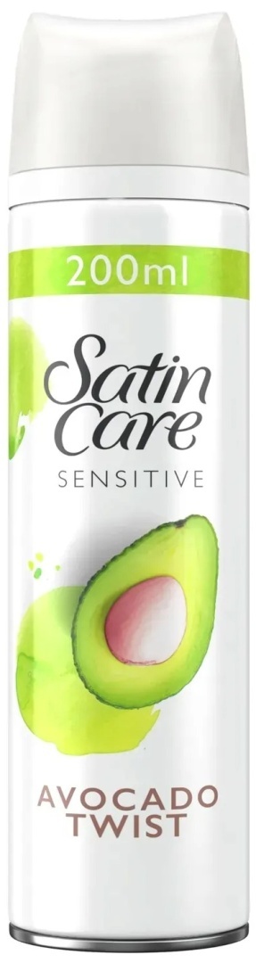 Gillette Satin Care Avocado Twist 200 ml Żel do golenia dla kobiet