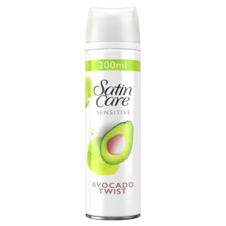 Gillette Satin Care Avocado Twist 200 ml Żel do golenia dla kobiet