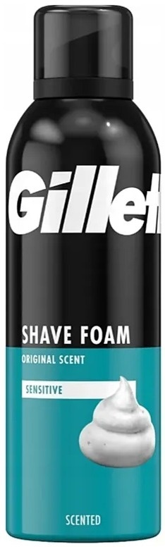 Gillette Sensitive 200 ml Pianka do golenia