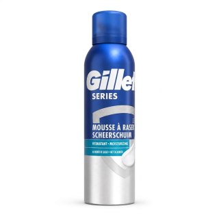 Gillette Series 250ml Nawilżająca Pianka do golenia z masłem kakaowym
