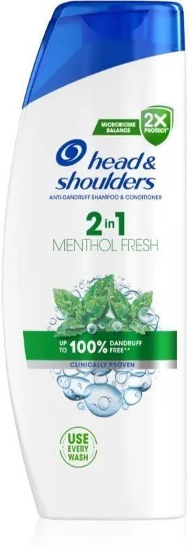 Head & Shoulders Menthol Fresh 2w1 330ml Szampon przeciwłupieżowy z odżywką