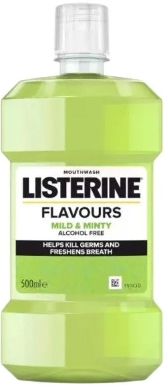 Listerine Mild & Minty Łagodny płyn do płukania jamy ustnej 500 ml