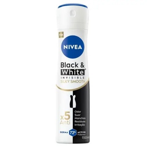 NIVEA Invisible Black & White Silky Smooth 72h 150 ml Antyperspirant damski