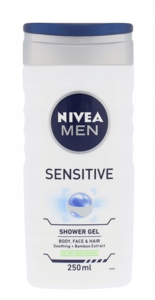 NIVEA Men Sensitive 250ml Żel pod prysznic
