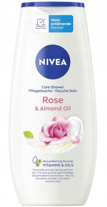 NIVEA ROSE & ALMOND OIL 250ml Żel pod prysznic