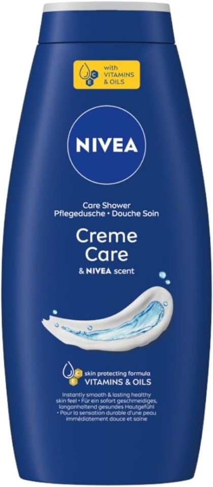 Nivea Creme Care & Nivea Scent Kremowy żel pod prysznic 750 ml