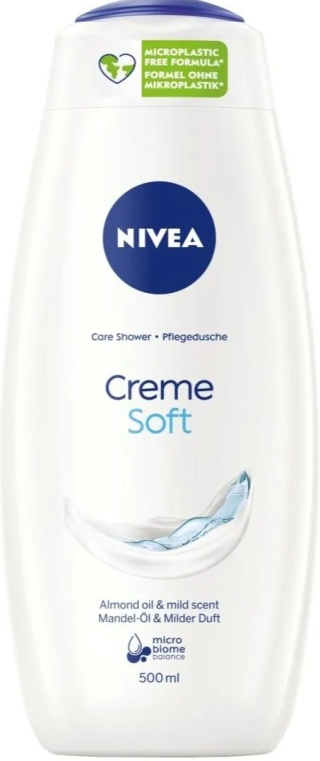 Nivea Creme Soft & Almond Oil 500 ml Kremowy żel pod prysznic