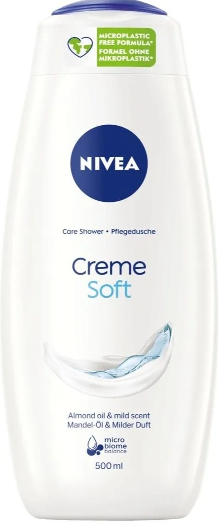 Nivea Creme Soft & Almond Oil 500 ml Kremowy żel pod prysznic