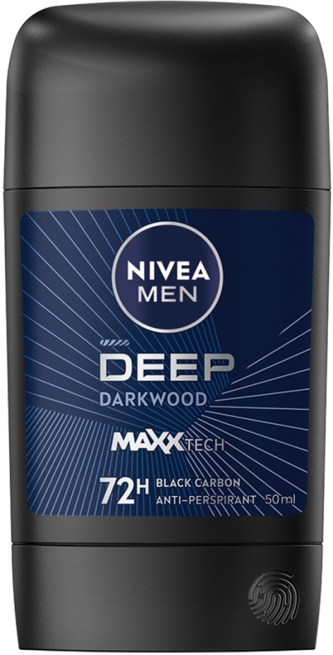Nivea Men Deep Darkwood 50 ml Antyperspirant męski w sztyfcie