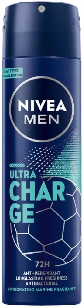 Nivea Men Ultra Charge 150 ml Antyperspirant męski spray