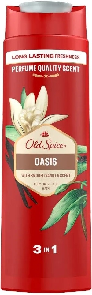 Old Spice Oasis 3w1 Żel pod prysznic dla mężczyzn 400 ml