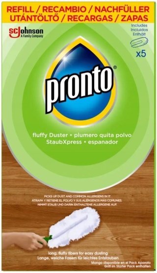 Pronto Duster Zapas 5 wkładów do miotełki czyszczącej