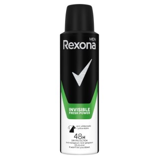 Rexona Men Invisible Fresh Power 48H 150ml Antyperspirant męski w aerozolu