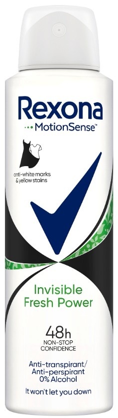 Rexona Woman Invisible Fresh Power 150 ml Antyperspirant damski spray