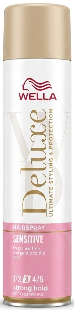 Wella Deluxe Sensitive Strong Hold N°3 250 ml Lakier do włosów