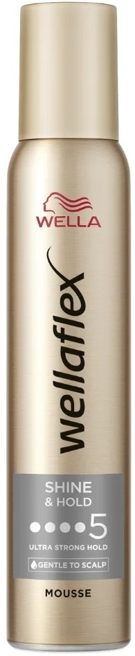 Wella Wellaflex Shine & Hold N°5 200 ml Pianka do włosów Blask i utrwalenie
