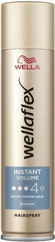 Wellaflex Instant Volume 4 250ml Lakier do włosów bardzo mocny Objętość